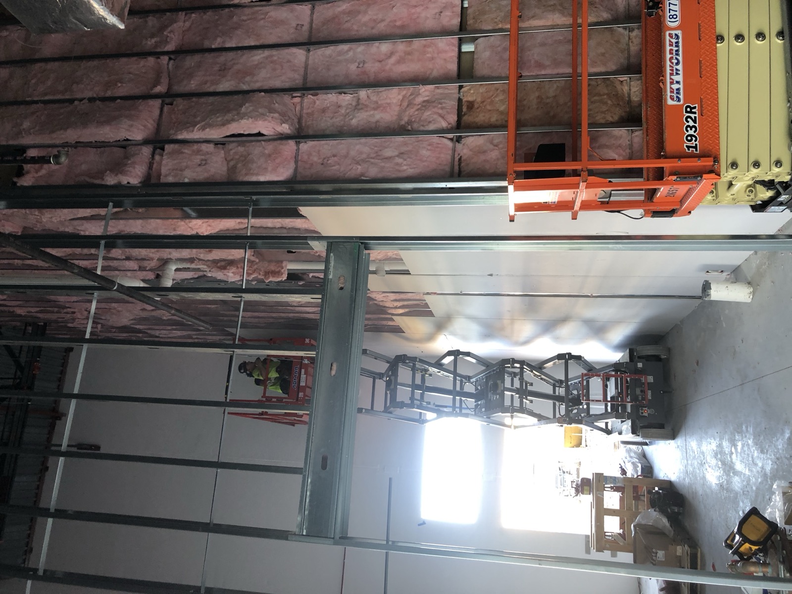 Commercial mezzanine construction