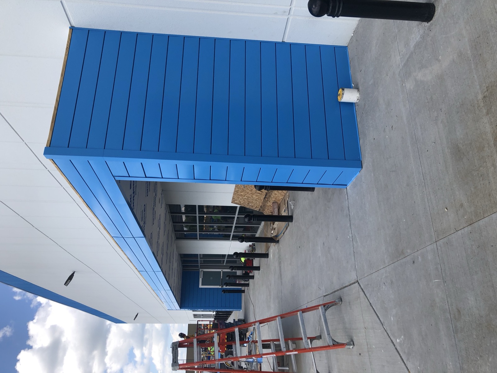 Commercial storefront exterior