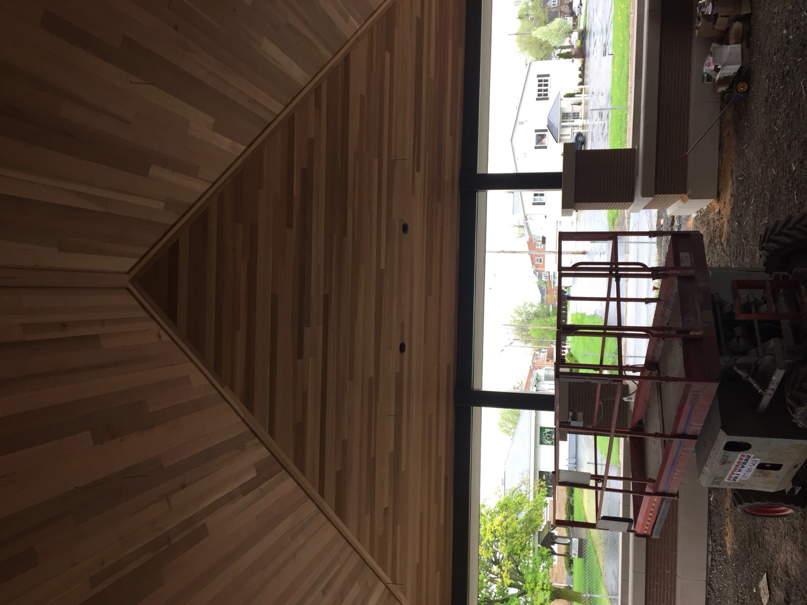 Custom vaulted ceiling finish carpentry, commercial buildout