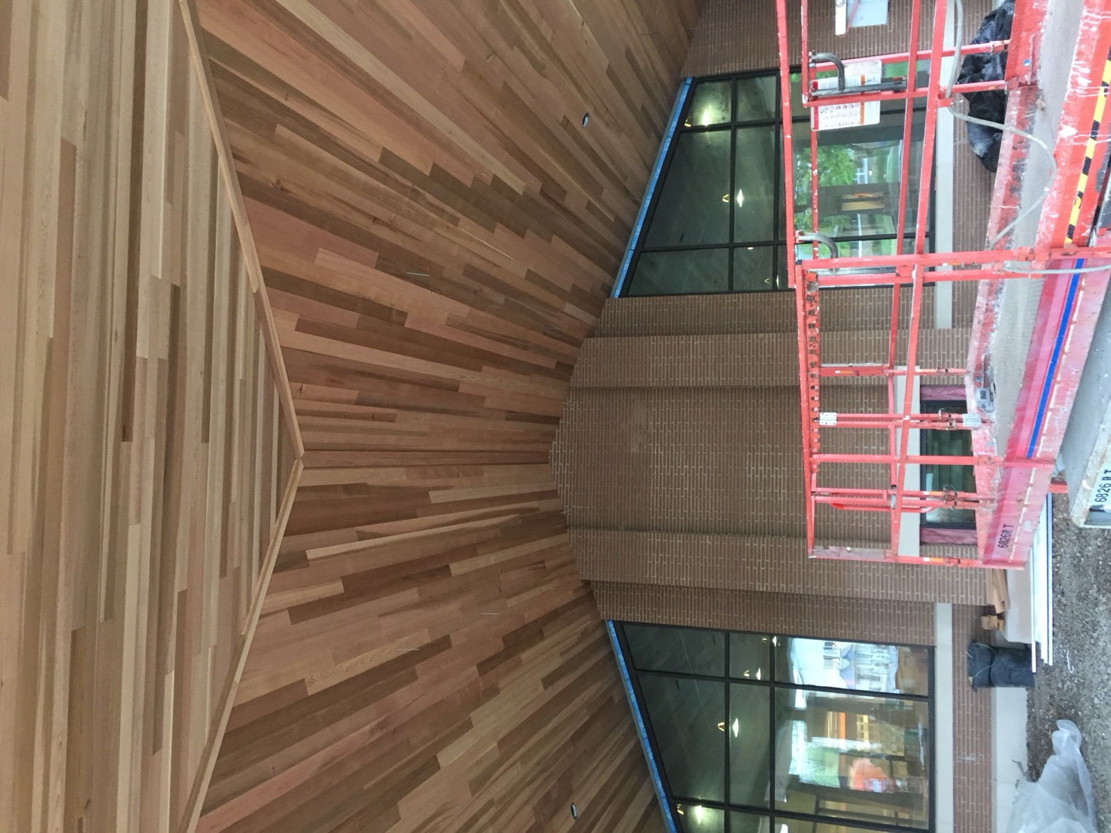 Commercial vaulted ceiling finish carpentry