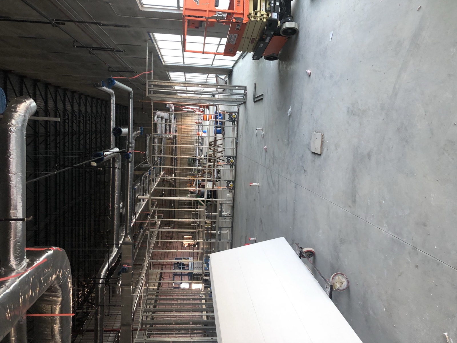 Commercial warehouse framing